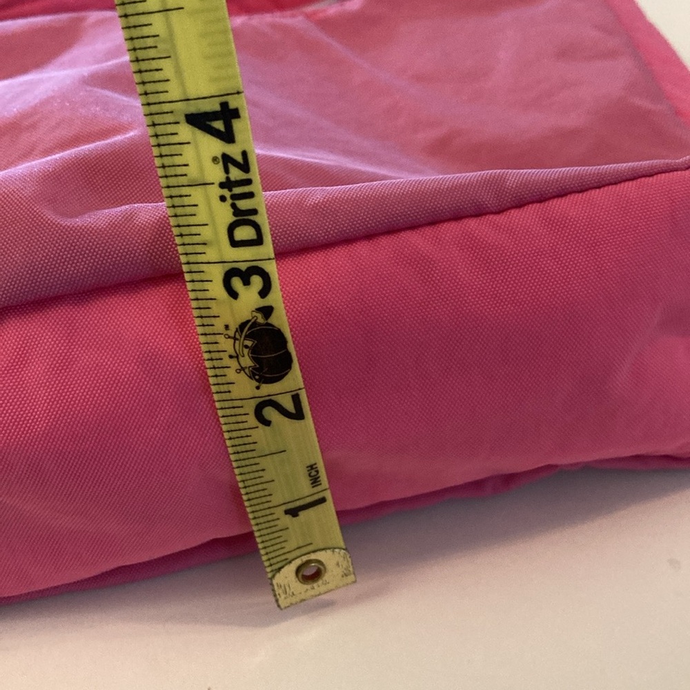BAGGU mini nylon Pink Padded Shoulder Bag NEW two tone azalea pink sample bag - Picture 10 of 13
